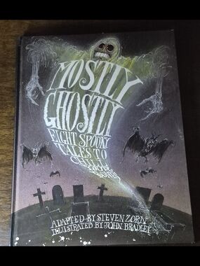 & Other Stories Mostly Ghostly Hardcover Book in Black and Green